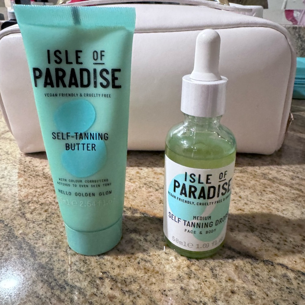 Isle of Paradise Self-Tanning Butter and Drops Set